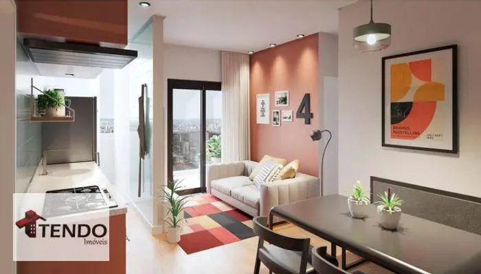 Foto 1 de Apartamento com 2 Quartos à venda, 48m² em Jardim Bela Vista, Santo André