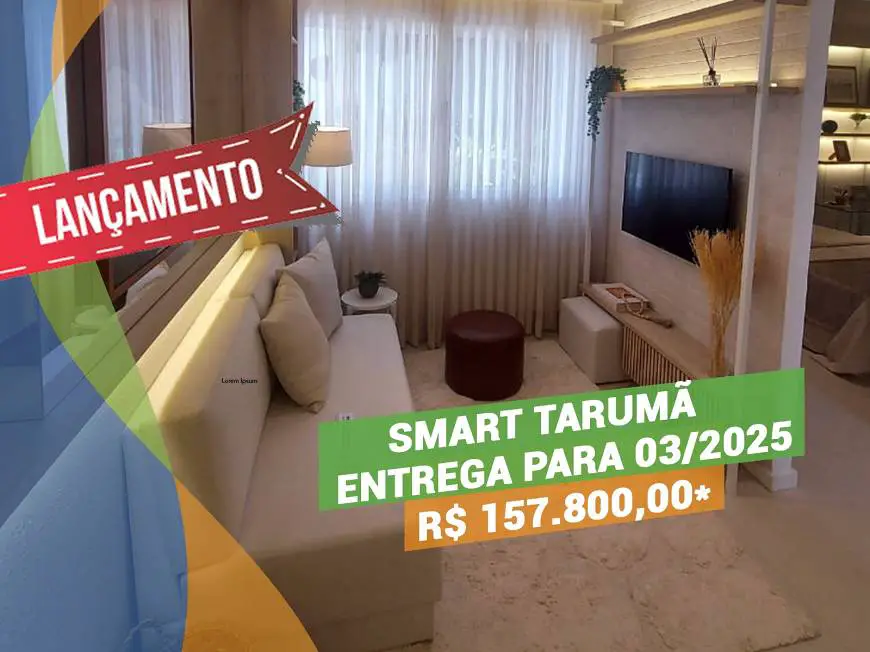 Foto 1 de Apartamento com 2 Quartos à venda, 42m² em Tarumã, Manaus