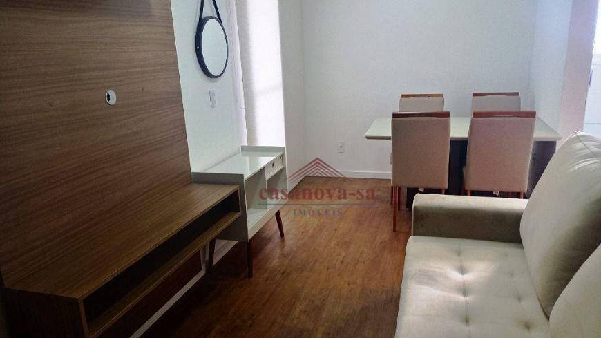 Foto 1 de Apartamento com 2 Quartos para alugar, 52m² em Vila Scarpelli, Santo André