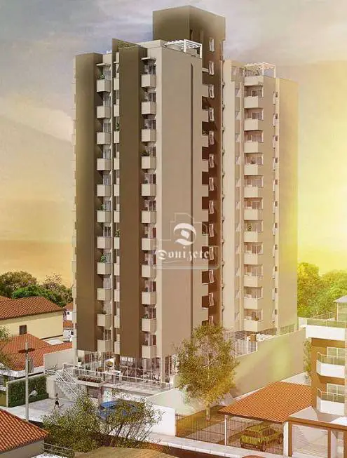 Foto 2 de Apartamento com 2 Quartos à venda, 54m² em Vila Valparaiso, Santo André