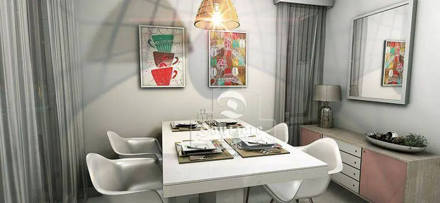 Foto 5 de Apartamento com 2 Quartos à venda, 54m² em Vila Valparaiso, Santo André