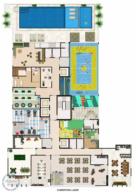 Foto 4 de Apartamento com 3 Quartos à venda, 78m² em Boqueirão, Santos