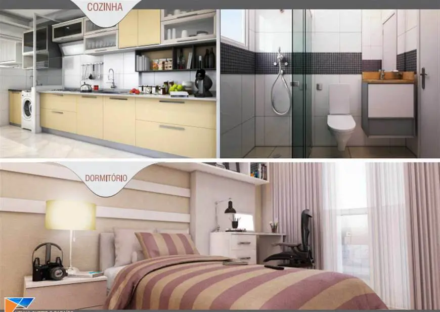 Foto 2 de Apartamento com 3 Quartos à venda, 98m² em Canto do Forte, Praia Grande