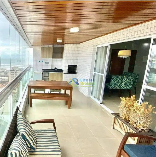 Foto 1 de Apartamento com 3 Quartos à venda, 142m² em Cidade Ocian, Praia Grande