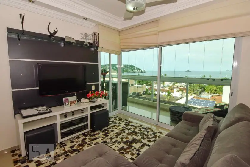 Foto 5 de Apartamento com 3 Quartos para alugar, 93m² em Enseada, Guarujá
