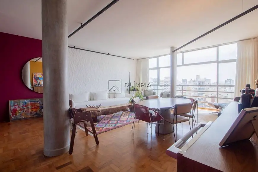 Foto 4 de Apartamento com 3 Quartos para alugar, 140m² em Higienópolis, São Paulo