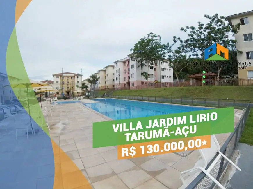 Foto 1 de Apartamento com 3 Quartos à venda, 50m² em Tarumã, Manaus