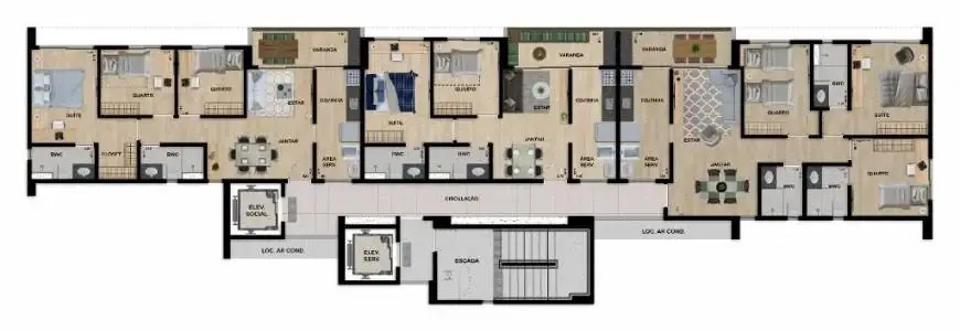 Foto 4 de Apartamento com 3 Quartos à venda, 64m² em Torre, Recife