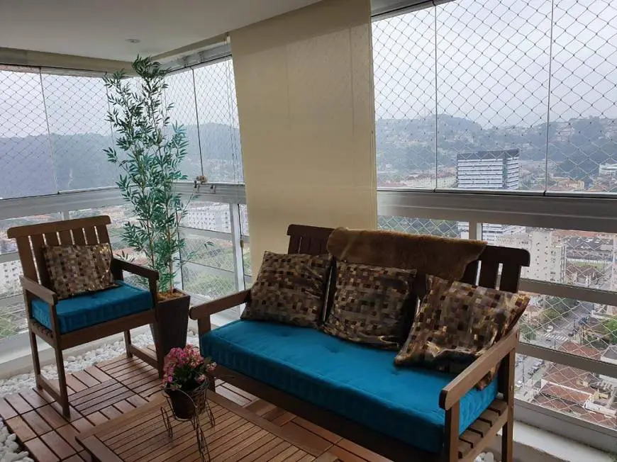 Foto 1 de Apartamento com 3 Quartos para alugar, 96m² em Vila Belmiro, Santos