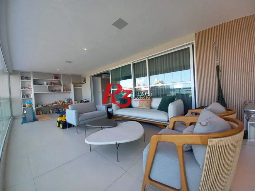 Foto 3 de Apartamento com 4 Quartos para venda ou aluguel, 344m² em Aparecida, Santos