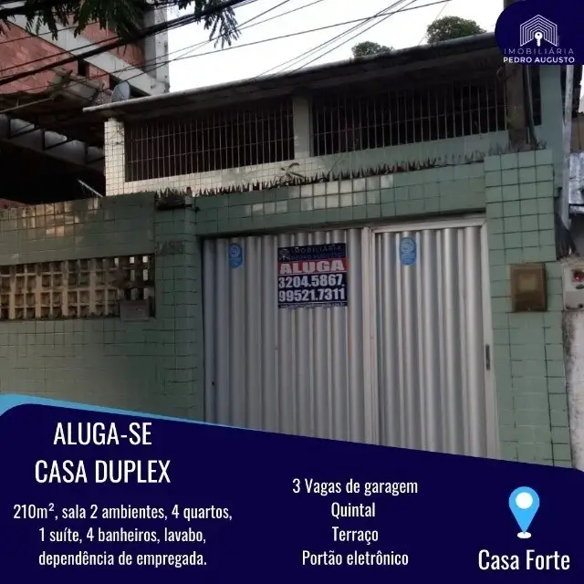 Foto 1 de Apartamento com 4 Quartos para alugar, 210m² em Casa Forte, Recife