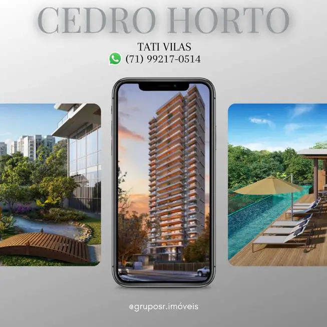 Foto 1 de Apartamento com 4 Quartos à venda, 154m² em Horto Florestal, Salvador