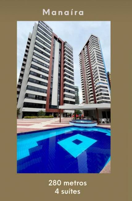 Foto 1 de Apartamento com 4 Quartos à venda, 280m² em Manaíra, João Pessoa