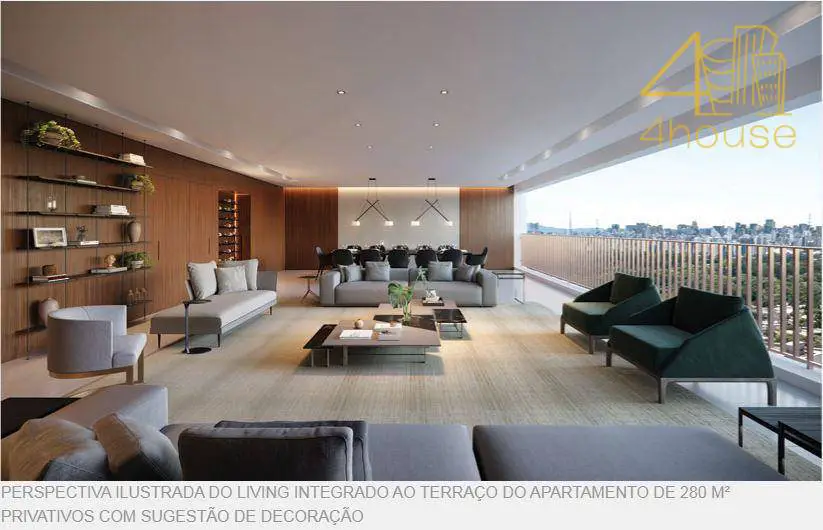 Foto 1 de Apartamento com 4 Quartos à venda, 280m² em Moema, São Paulo