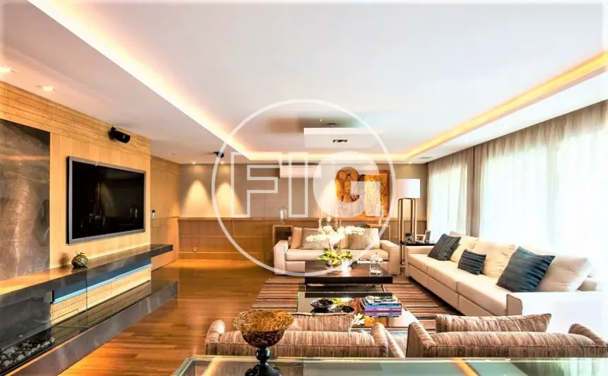 Foto 4 de Apartamento com 4 Quartos para alugar, 357m² em Panamby, São Paulo