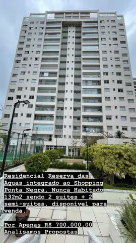 Foto 1 de Apartamento com 4 Quartos à venda, 132m² em Ponta Negra, Manaus