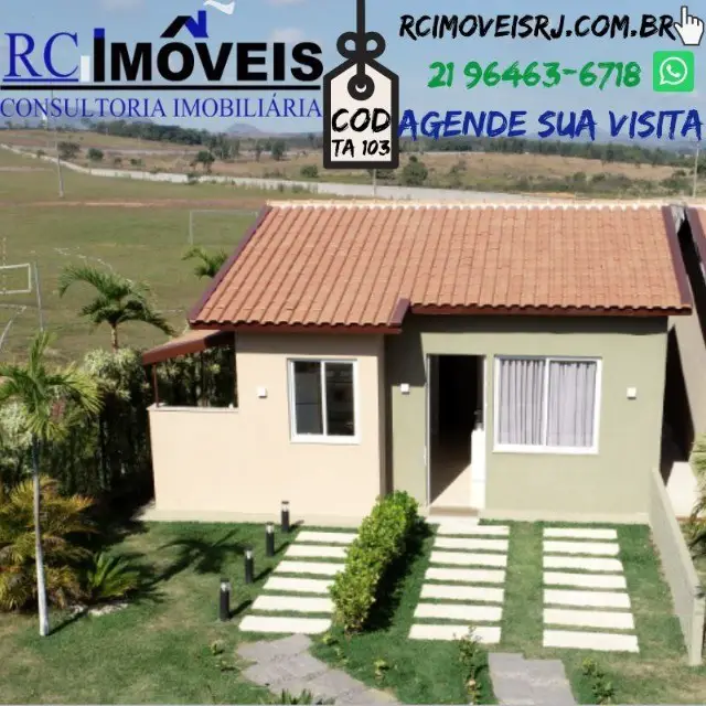 Foto 1 de Casa com 2 Quartos à venda, 45m² em Centro, Itaboraí