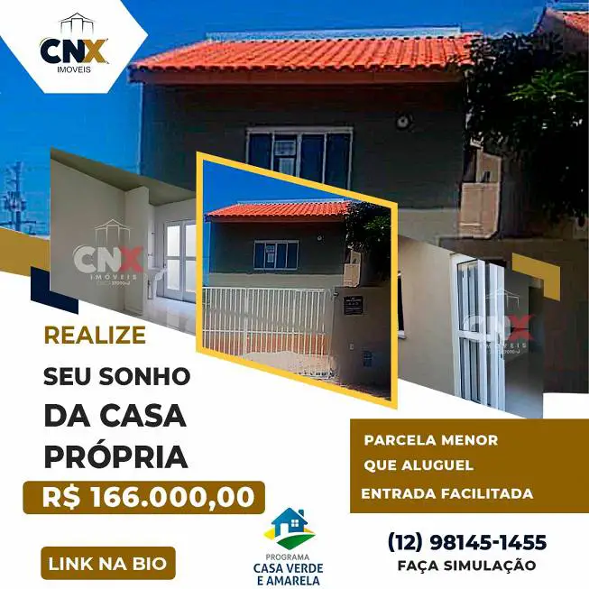 Foto 1 de Casa com 2 Quartos à venda, 51m² em Residencial Dunamis, São José dos Campos
