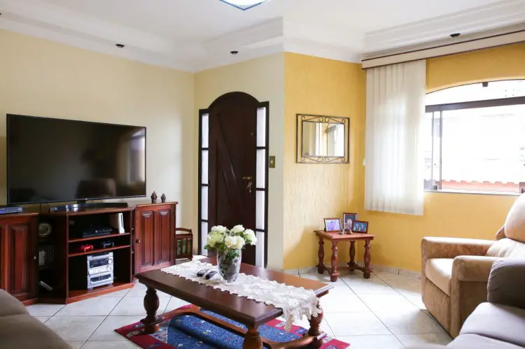 Foto 5 de Casa com 3 Quartos à venda, 207m² em Camilópolis, Santo André