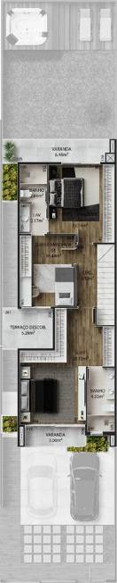 Foto 2 de Casa com 3 Quartos à venda, 168m² em Morada de Laranjeiras, Serra