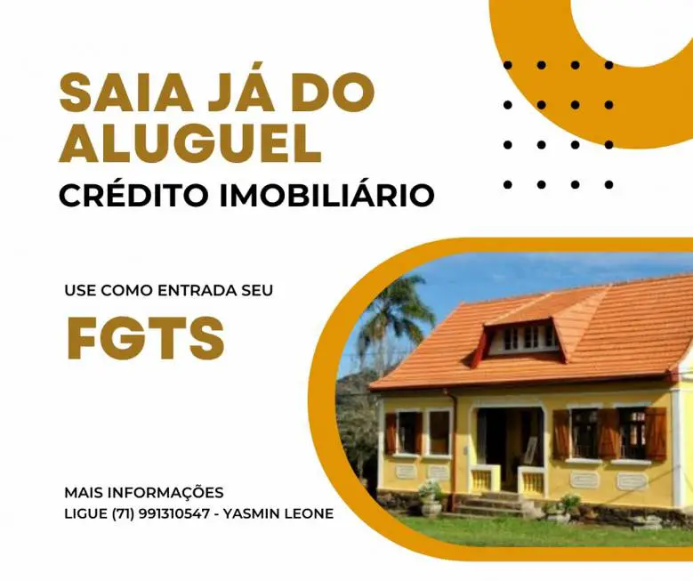 Foto 1 de Casa com 3 Quartos à venda, 80m² em Nova Brasilia, Candeias