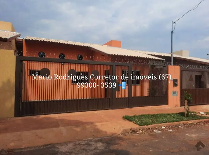 Foto 1 de Casa com 3 Quartos à venda, 61m² em Vila Santo Amaro, Campo Grande