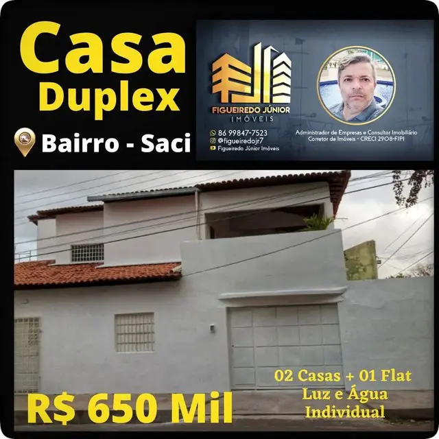 Foto 1 de Casa com 5 Quartos à venda, 210m² em Saci, Teresina