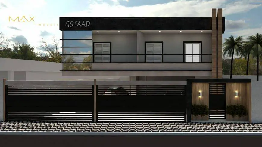 Foto 1 de Casa de Condomínio com 1 Quarto à venda, 44m² em Cidade Ocian, Praia Grande