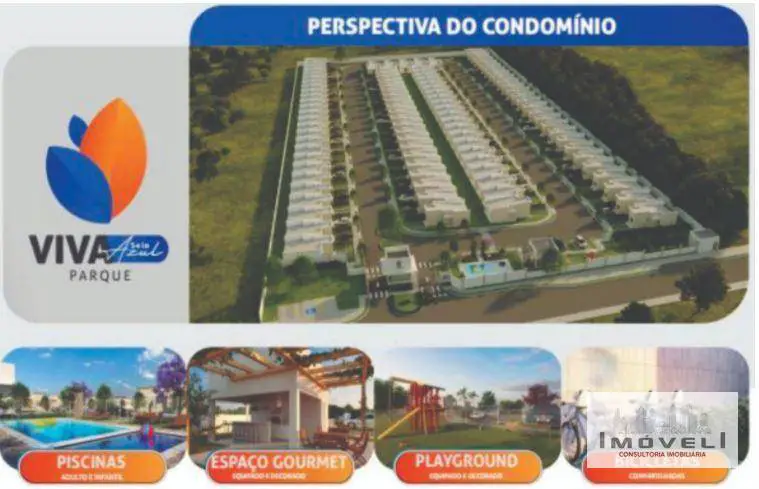 Foto 1 de Casa de Condomínio com 2 Quartos à venda, 53m² em Coxipó, Cuiabá