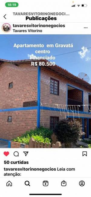 Foto 2 de Casa de Condomínio com 2 Quartos à venda, 6274m² em Cruzeiro, Gravatá