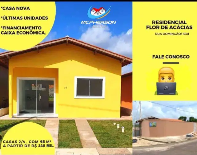 Foto 1 de Casa de Condomínio com 2 Quartos à venda, 48m² em Icuí-Guajará, Ananindeua