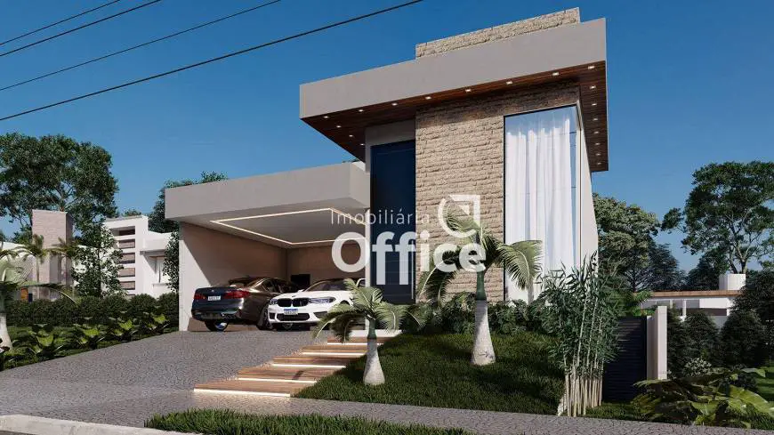 Foto 1 de Casa de Condomínio com 3 Quartos à venda, 215m² em Condominio Terras Alpha Anapolis, Anápolis