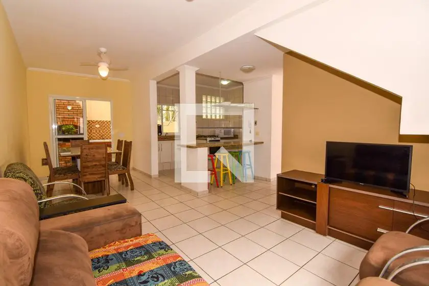 Foto 1 de Casa de Condomínio com 3 Quartos para alugar, 180m² em Enseada, Guarujá