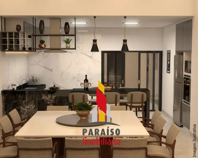 Foto 4 de Casa de Condomínio com 3 Quartos à venda, 205m² em Nossa Senhora Aparecida, Uberlândia