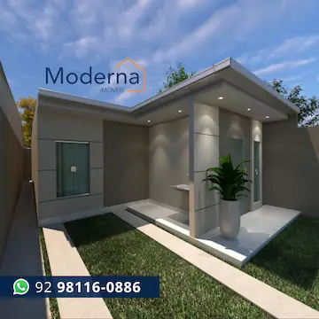 Foto 1 de Casa de Condomínio com 3 Quartos à venda, 80m² em Novo Aleixo, Manaus