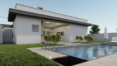 Foto 3 de Casa de Condomínio com 3 Quartos à venda, 170m² em , Porangaba