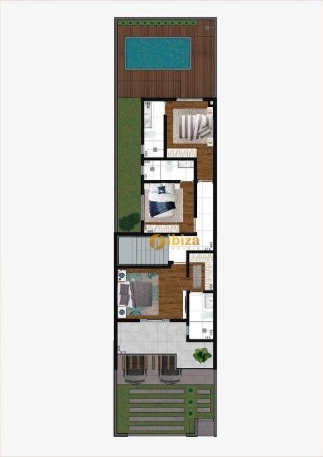 Foto 4 de Casa de Condomínio com 3 Quartos à venda, 156m² em Tabuleiro, Barra Velha