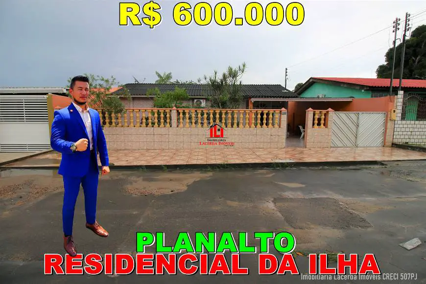 Foto 1 de Casa de Condomínio com 4 Quartos à venda, 450m² em Planalto, Manaus