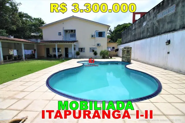 Foto 1 de Casa de Condomínio com 4 Quartos à venda, 400m² em Ponta Negra, Manaus