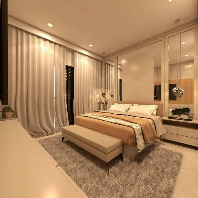 Foto 2 de Casa de Condomínio com 4 Quartos à venda, 268m² em Porto Madero Residence, Presidente Prudente