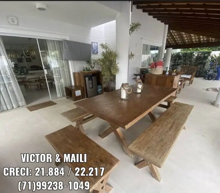 Foto 5 de Casa de Condomínio com 4 Quartos à venda, 293m² em Vilas do Atlantico, Lauro de Freitas
