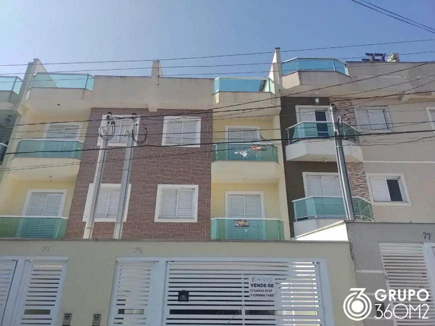 Foto 1 de Cobertura com 2 Quartos à venda, 90m² em Vila Tibirica, Santo André