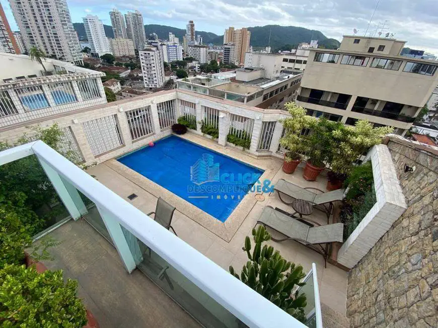 Foto 1 de Cobertura com 4 Quartos à venda, 253m² em Ponta da Praia, Santos