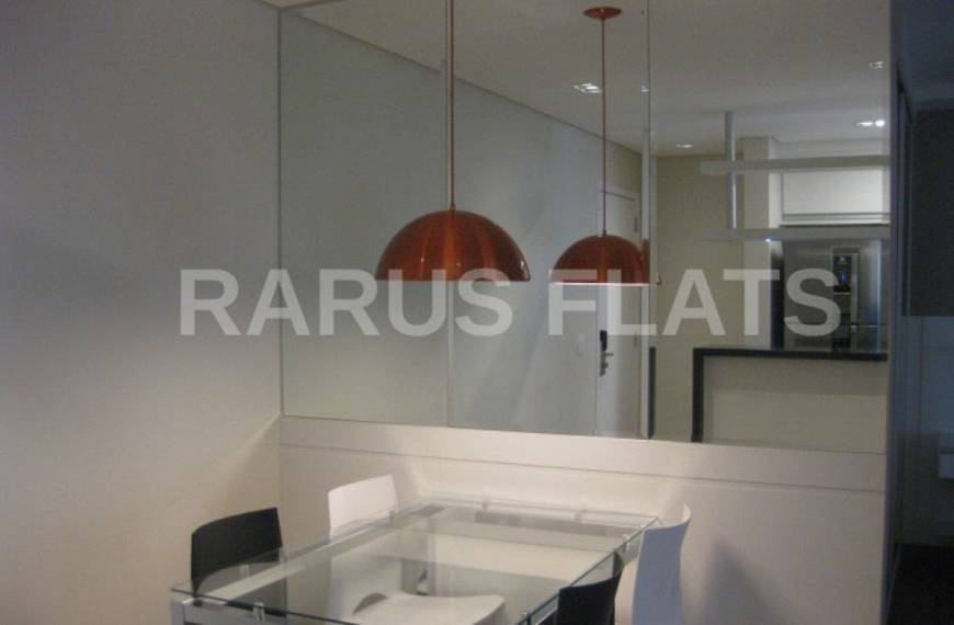 Foto 4 de Flat com 1 Quarto para alugar, 49m² em Brooklin, São Paulo