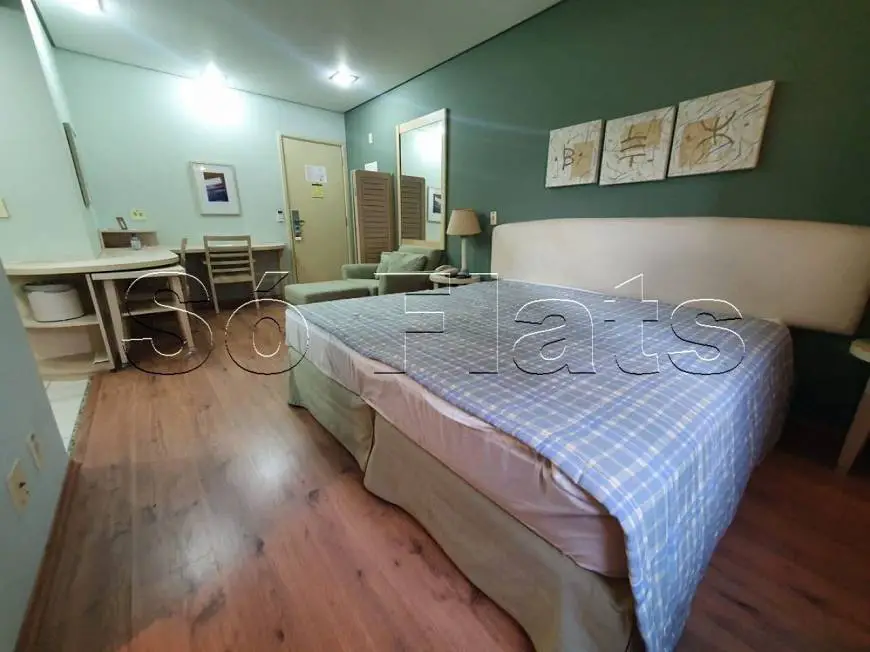 Foto 5 de Flat com 1 Quarto para alugar, 27m² em Chácara Santo Antônio, São Paulo