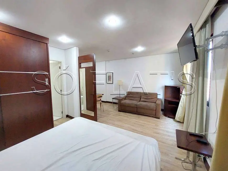 Foto 5 de Flat com 1 Quarto para alugar, 28m² em Chácara Santo Antônio, São Paulo