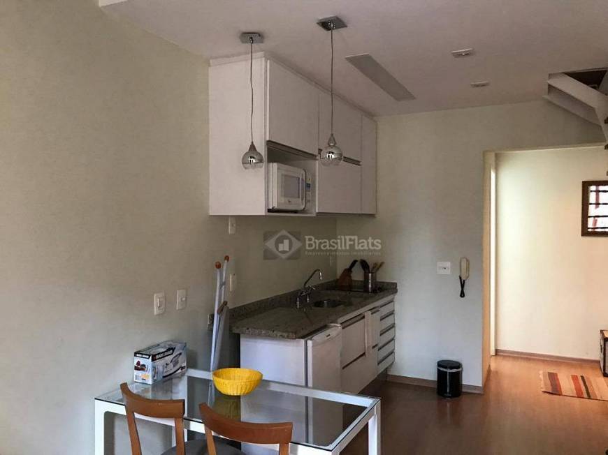 Foto 3 de Flat com 1 Quarto para alugar, 45m² em Cidade Monções, São Paulo