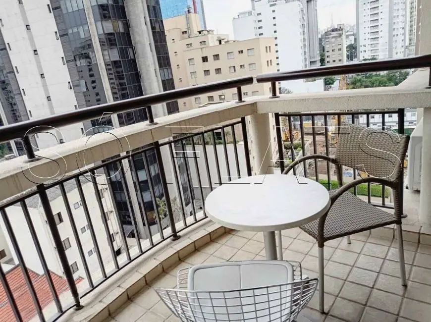 Foto 3 de Flat com 1 Quarto à venda, 35m² em Itaim Bibi, São Paulo