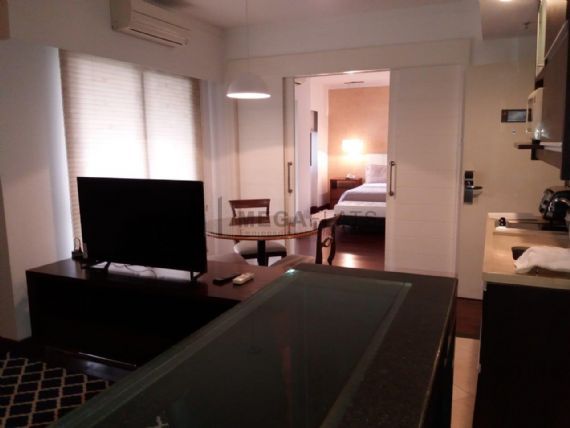 Foto 1 de Flat com 1 Quarto para alugar, 57m² em Itaim Bibi, São Paulo