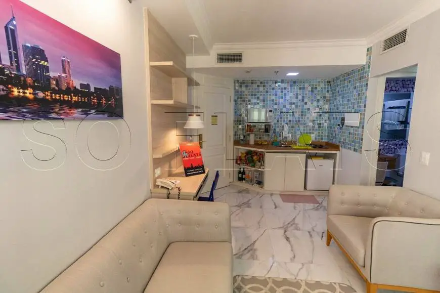 Foto 2 de Flat com 1 Quarto para alugar, 33m² em Jardim Paulista, São Paulo